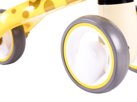 Rowerek biegowy dla dzieci bezpieczna konstrukcja koła EVA "Żyrafa" ECOTOYS