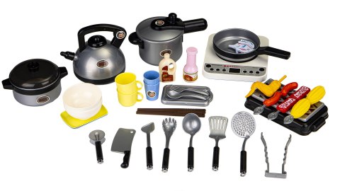 Zestaw do gotowania grillowania 40 el. dźwięk LED