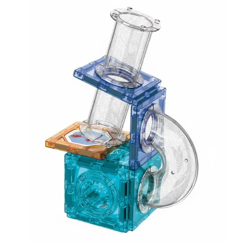 Klocki magnetyczne kontrukcyjne 3D tor kulkowy kulodrom 113 elementów