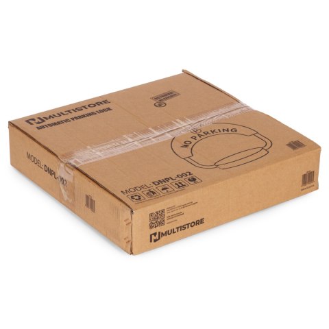 Blokada parkingowa składana zapora 40 cm na klucz zdalnie sterowana system alarmowy