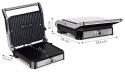 Grill elektryczny kontaktowy ryflowany opiekacz do panini kanapek 2000W KADEN