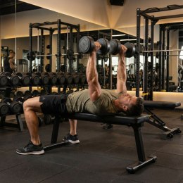 Ławeczka treningowa do ćwiczeń prosta składana 120 kg ModernHome