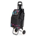 Wózek na zakupy torba 30 litrów ze składanym siedzeniem duże koła ModernHome