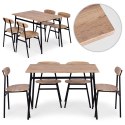 Zestaw mebli do jadalni kuchni stół + 4 krzesła OSLO ModernHome