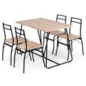 Zestaw mebli do jadalni kuchni stół + 4 krzesła PARIS ModernHome