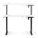 Biurko elektryczne regulowane 120x60 cm regulacja wysokości 72-117 cm ModernHome