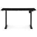 Biurko elektryczne regulowane 140x70 cm regulacja wysokości 76-121 cm ModernHome