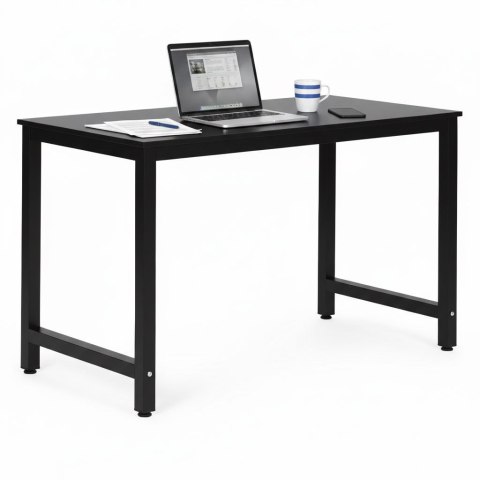 Biurko komputerowe szkolne stół 120x60 cm czarne ModernHome