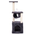 Drapak dla kota legowisko słupek wieża do drapania domek 94 cm szary Petsi