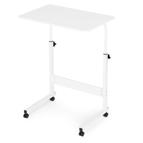 Mobilny stolik pod laptopa biurko dostawiane do fotela kanapy biały ModernHome