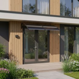 Daszek nad drzwi 200x100 cm zadaszenie osłona poliwęglan podwójny MultiGarden