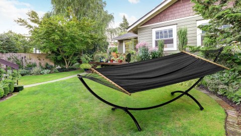 Hamak ze stelażem leżanka huśtawka ogrodowa MultiGarden