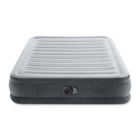 Materac łóżko do spania dwuosobowy z pompką automatyczną 191x137 cm INTEX 67768