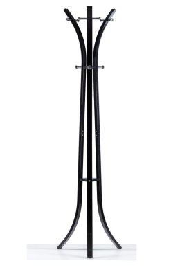 Wieszak stojak na ubrania podłogowy czarny ModernHome