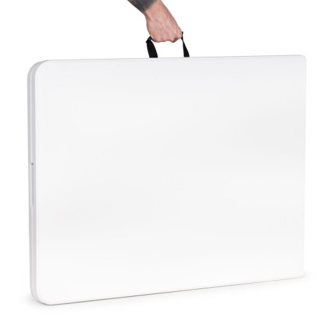 Stół cateringowy 180 cm składany w walizkę biały MultiGarden