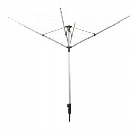 Suszarka ogrodowa na pranie 60 m powierzchni suszenia świder do montażu + pokrowiec gratis MultiGarden