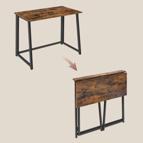 Biurko komputerowe składane szkolne stół loft