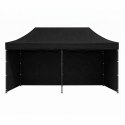 Pawilon ogrodowy eventowy automatyczny samorozkładalny namiot 3x6 m czarny MultiGarden