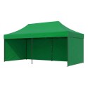 Pawilon ogrodowy eventowy automatyczny samorozkładalny namiot 3x6 m zielony MultiGarden
