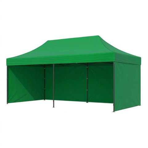 Pawilon ogrodowy eventowy automatyczny samorozkładalny namiot 3x6 m zielony MultiGarden