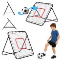 Rebounder do piłki nożnej trenażer piłkarski bramka do odbijania piłki 100x100 cm MOVEPRO
