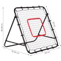 Rebounder do piłki nożnej trenażer piłkarski bramka do odbijania piłki 100x100 cm MOVEPRO