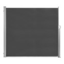 Składana markiza 350x200 cm boczna roleta parawan do ogrodu na taras antracyt MultiGarden