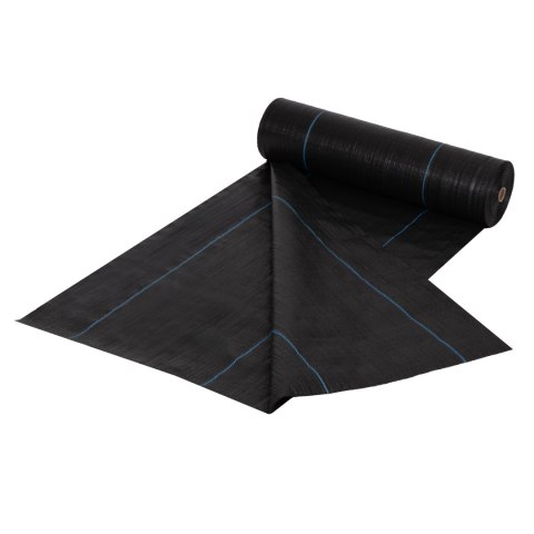 Agrowłóknina czarna agrotkanina UV 135g mata antychwastowa 1,6x50m kołki MulltiGarden