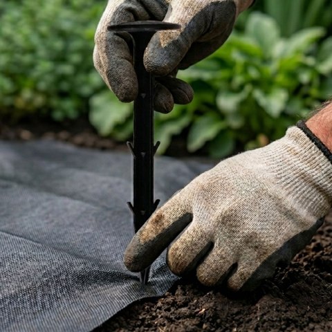 Kołki do mocowania agrowłókniny agrotkaniny kotwy szpilki 50 szt. 15 cm MultiGarden