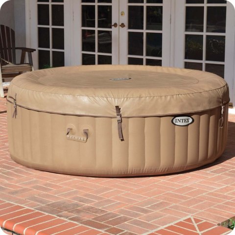 Nadmuchiwane SPA basen z hydromasażem 4 os. 196x71 cm akcesoria premium INTEX 28426