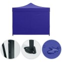 Pawilon ogrodowy eventowy automatyczny samorozkładalny namiot 3x3 m niebieski MultiGarden