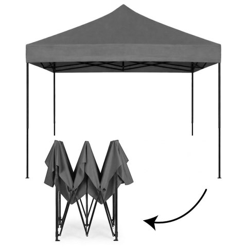 Pawilon ogrodowy eventowy automatyczny samorozkładalny namiot daszek 3x3 m szary MultiGarden