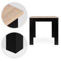 Stół prostokątny do kuchni jadalni dla 4 osób 120x80 cm dąb sonoma ModernHome