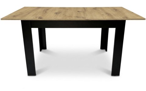 Stół rozkładany prostokątny 120-160x80 cm do kuchni jadalni dla 4-6 osób dąb artisan