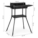 Grill elektryczny 3w1 stojący stołowy płyta grillowa ociekacz termostat MultiGarden