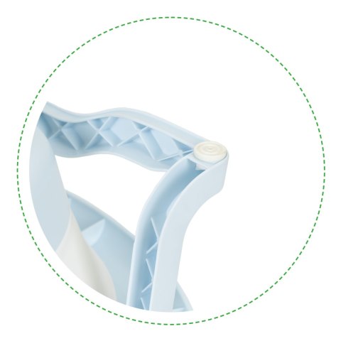 Wanienka dla dzieci wanna turystyczna składana odpływ szara ECOTOYS