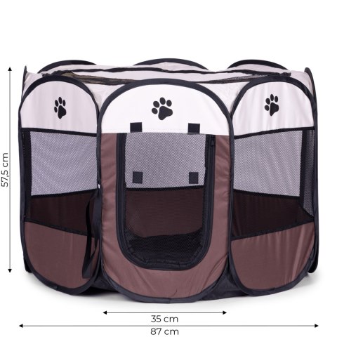 Materiałowa duża zagroda kojec legowisko dla psa kota Petsi