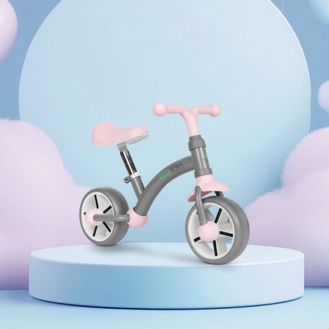 Rowerek biegowy dla dzieci koła EVA regulacja siodełka szary ECOTOYS