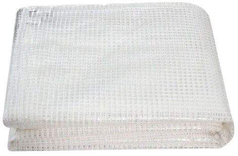 Szklarnia tunel ogrodowy 3x2x2 m foliowy wielosezonowy metalowy stelaż biała folia 2 wejścia