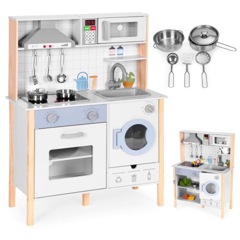 Kuchnia dla dzieci dźwięki LED piekarnik pralka akcesoria kuchenne ECOTOYS