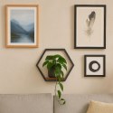 Kwietnik ścienny półka wisząca na kwiaty ozdoby loft heksagon ModernHome