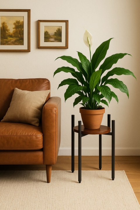 Kwietnik stojący stojak na kwiaty ozdoby loft ModernHome